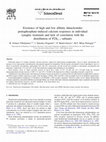 Research paper thumbnail of Existence of high and low affinity dinucleotides pentaphosphate-induced calcium responses in individual synaptic terminals and lack of correlation with the distribution of P2X1–7 subunits