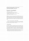 Research paper thumbnail of Natural Decomposition of Processes and Weak Dirichlet Processes