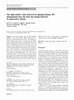 Research paper thumbnail of The high mitotic count detected by phospho-histone H3 immunostain does not alter the benign behavior of angiocentric glioma