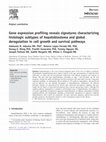 Research paper thumbnail of Gene expression profiling reveals signatures characterizing histologic subtypes of hepatoblastoma and global deregulation in cell growth and survival pathways