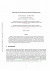 Research paper thumbnail of Regularization by Early Stopping for Online Learning Algorithms