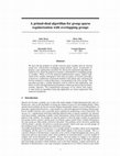 Research paper thumbnail of A Primal-Dual Algorithm for Group Sparse Regularization with Overlapping Groups