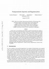 Research paper thumbnail of Nonparametric sparsity and regularization