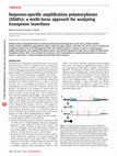 Research paper thumbnail of Sequence-specific amplification polymorphisms (SSAPs): a multi-locus approach for analyzing transposon insertions