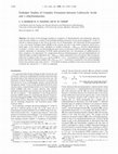 Research paper thumbnail of Enthalpic Studies of Complex Formation between Carboxylic Acids and 1-Alkylimidazoles