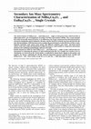 Research paper thumbnail of Secondary ion mass spectrometry characterization of source/drain junctions for strained silicon channel metal oxide semiconductor field-effect transistors