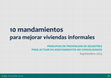 Research paper thumbnail of 10 Mandamientos para Mejorar Viviendas Informales