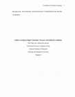 Research paper thumbnail of Online Learning in Higher Education: Necessary and Sufficient Conditions