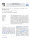 Research paper thumbnail of Transient effects of magma ascent dynamics along a geometrically variable dome-feeding conduit