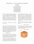 Research paper thumbnail of LABORATORIO # 1: CALCULO DE ERROR DE UNA MEDIDAD