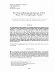 Research paper thumbnail of Error Tolerant Indexing and Alignment of Short Reads with Covering Template Families