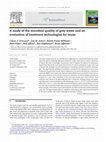 Research paper thumbnail of A study of the microbial quality of grey water and an evaluation of treatment technologies for reuse