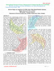 Research paper thumbnail of Review Paper on Analysis of (UWB) Ultra Wide Band Printed Antenna