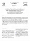 Research paper thumbnail of Biomimetic properties and surface studies of a piezoelectric caffeine sensor based on electrosynthesized polypyrrole