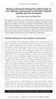 Research paper thumbnail of Ranking and benchmarking: The political logic of new regulatory instruments in the fields of gender equality and anti-corruption