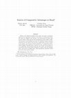 Research paper thumbnail of Sources of Comparative Advantages in Brazil