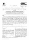 Research paper thumbnail of Determination of non-ionic surfactants and their biotransformation by-products adsorbed on alive activated sludge