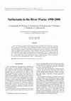 Research paper thumbnail of Surfactants in the River Warta: 1990-2000