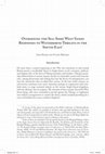 Research paper thumbnail of Overseeing the sea: some West Saxon responses to waterborne threats in the South-East, in Klein, S., Shipper, B. & S. Lewis-Simpson (eds.) The Maritime World of the Anglo-Saxons. Essays in Anglo-Saxon Studies, Vol. 5 (Tempe, 2014), 37–58