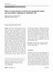 Research paper thumbnail of Effect of serum proteins on polystyrene nanoparticle uptake and intracellular trafficking in endothelial cells