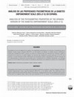 Research paper thumbnail of Análisis de las propiedades psicométricas de la diabetes empowerment scale (des-lf-s) en español