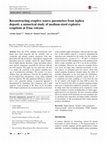 Research paper thumbnail of Reconstructing eruptive source parameters from tephra deposit: a numerical study of medium-sized explosive eruptions at Etna volcano