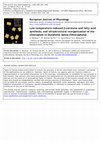 Research paper thumbnail of Low-temperature-induced β-carotene and fatty acid synthesis, and ultrastructural reorganization of the chloroplast in Dunaliella salina (Chlorophyta