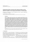 Research paper thumbnail of Argentinian plant extracts with relaxant effect on the smooth muscle of the corpus cavernosum of Guinea pig