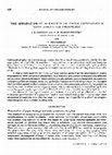 Research paper thumbnail of The separation of alkaloids on paper impregnated with zirconium phosphate