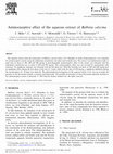 Research paper thumbnail of Antinociceptive effect of the aqueous extract of Balbisia calycina