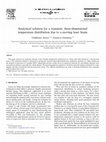 Research paper thumbnail of Analytical solution for a transient, three-dimensional temperature distribution due to a moving laser beam