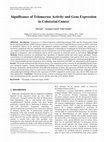 Research paper thumbnail of Significance of Telomerase Activity and Gene Expression in Colorectal Cancer