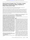 Research paper thumbnail of Folate receptor-β imaging using 99mTc-folate to explore distribution of polarized macrophage populations in human atherosclerotic plaque