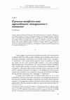 Research paper thumbnail of Il processo metaforico come apprendimento, immaginazione e sentimento