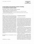 Research paper thumbnail of Grand minima and equatorial symmetry breaking in axisymmetric dynamo models