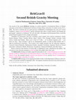 Research paper thumbnail of BritGravII - The Second British Gravity Meeting