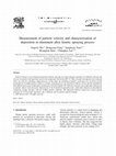 Research paper thumbnail of Measurement of particle velocity and characterization of deposition in aluminum alloy kinetic spraying process