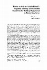 Research paper thumbnail of Russia in Asia or Asia in Russia?: Regional Identity and Economic Incentives for Political Separatism in Primorskiy Kray 1