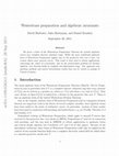 Research paper thumbnail of Weierstrass preparation and algebraic invariants