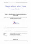 Research paper thumbnail of MEMOIRE DE PROJET DE FIN D'ETUDES