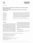 Research paper thumbnail of Risk assessment for multiple myeloma: preliminary results of the brazilian myeloma study group