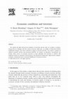 Research paper thumbnail of Economic conditions and terrorism