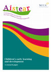 Research paper thumbnail of Children's early learning and development