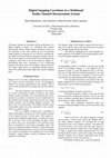 Research paper thumbnail of Digital stepping correlator in a wideband radio channel measurement system