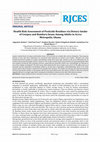 Research paper thumbnail of Health Risk Assessment of Pesticide Residues via Dietary Intake of Cowpea and Bambara beans Among Adults in Accra Metropolis, Ghana