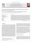 Research paper thumbnail of Extraction of metals from spent hydrotreating catalysts: Physico-mechanical pre-treatments and leaching stage