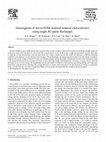 Research paper thumbnail of Investigation of micro-EDM material removal characteristics using single RC-pulse discharges