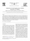 Research paper thumbnail of Application of ionic liquids as low-volatility plasticizers for PMMA