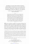 Research paper thumbnail of FLEXIBILITY AND SECURITY WITHIN EUROPEAN LABOR MARKETS: THE ROLE OF LOCAL BARGAINING AND THE ''TRADE-OFFS'' WITHIN MULTINATIONALS' SUBSIDIARIES IN BELGIUM, BRITAIN, AND GERMANY