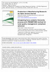 Research paper thumbnail of Integrating fuzzy analytic hierarchy process with PROMETHEE method for total quality management consultant selection